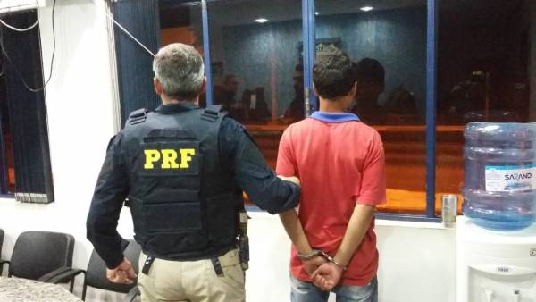 PRF prende foragido menos de 24 horas após sua fuga