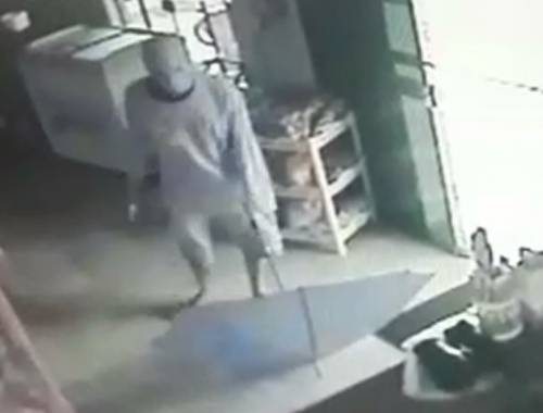 Veja fotos do meliante que assaltou posto de combustíveis em Crissiumal