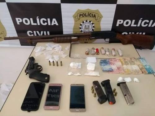 Polícia realiza operação contra o tráfico de drogas em Tenente Portela