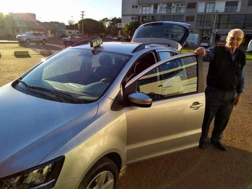 Divulgada imagem do táxi roubado em Três Passos
