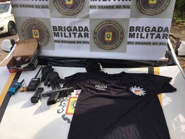 Brigada Militar realiza prisão de quadrilha em Novo Hamburgo
