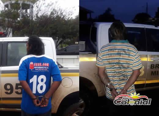 Brigada Militar prende dois homens logo após roubo a pedestre em Três de Maio