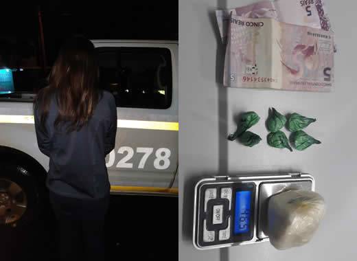 Brigada Militar flagra mulher com cocaína em Santa Rosa