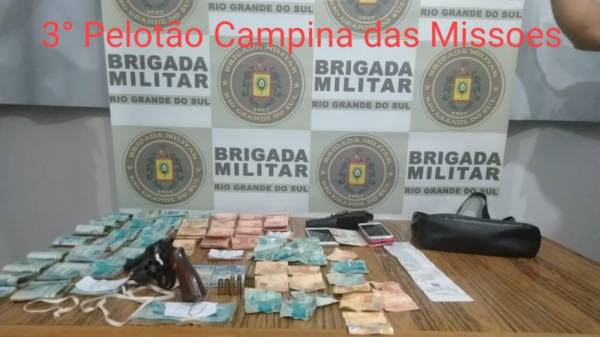 Assalto em Porto Xavier: Mulher suspeita de utilizar dinheiro do roubo é presa pela polícia em Campi