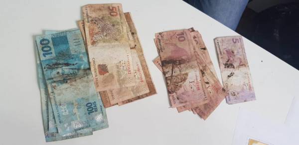 Mais notas de dinheiro provenientes do assalto em Porto Xavier são encontradas