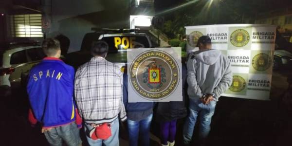Brigada Militar prende autores de homicídio em Ijuí 