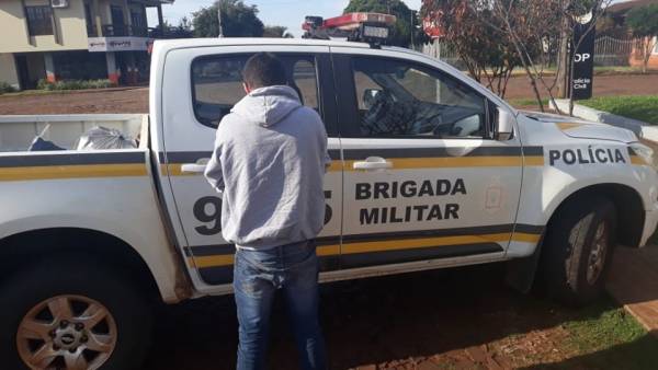 Brigada Militar prende em Três de Maio elemento procurado pela Justiça