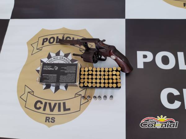 PC e BM realizam buscas em residência em São Paulo das Missões e apreendem arma e munições