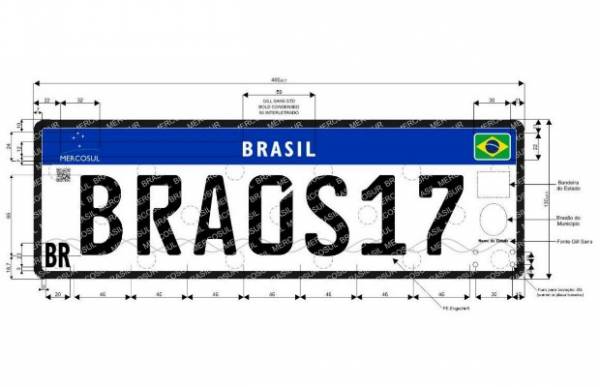 Placa do Mercosul é adiada para janeiro de 2020