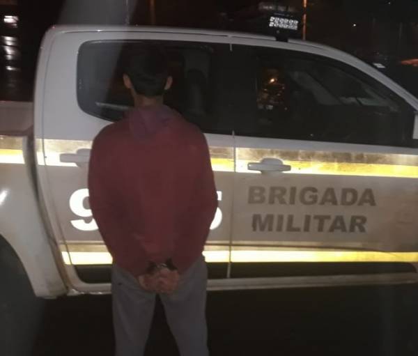 Guarnição da PATAMO/BM prende indivíduo em cumprimento de Mandado de Prisão, em Tucunduva