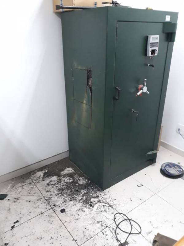 Agência bancária é arrombada em Cruz Alta