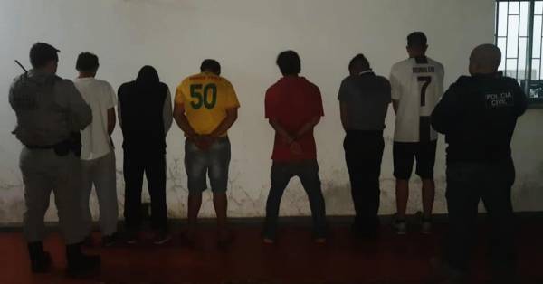 Ação policial prende seis pessoas no combate ao tráfico de drogas em Santa Barbará do Sul