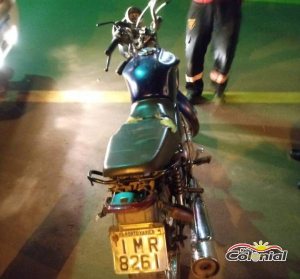 Casal é detido pela Brigada Militar com motocicleta furtada, em Santo Cristo