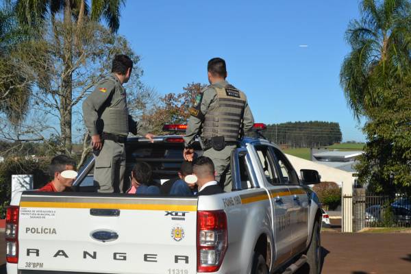 Quatro elementos são presos após assalto a relojoaria em Rondinha