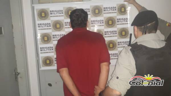 Brigada Militar prende homem no Bairro Schardong em Três de Maio