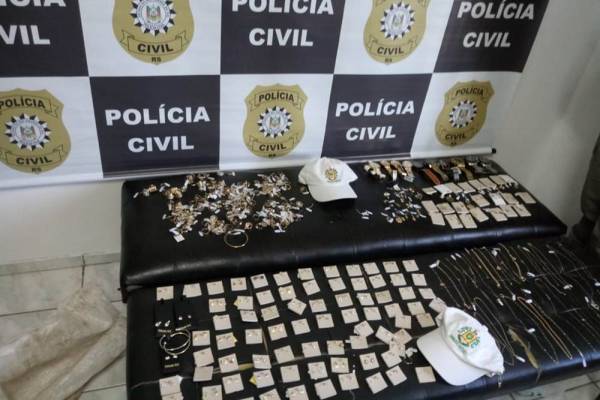 Jóias roubadas em Ametista do Sul são recuperadas