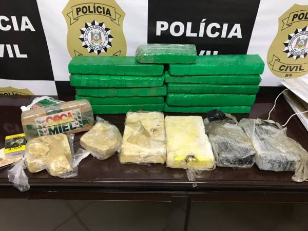 Polícia Civil realiza maior apreensão de drogas do ano em Carazinho