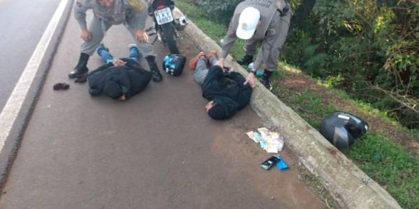Assaltantes são presos minutos depois de roubar lotérica em Espumoso