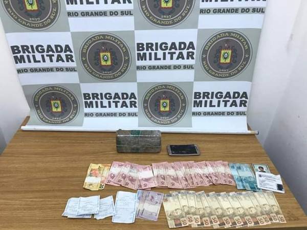 Brigada Militar prende dois homens por tráfico de drogas em Santo Ângelo