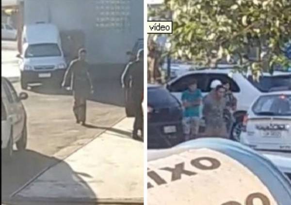 Homem faz ameaça de facão no centro de Tenente Portela