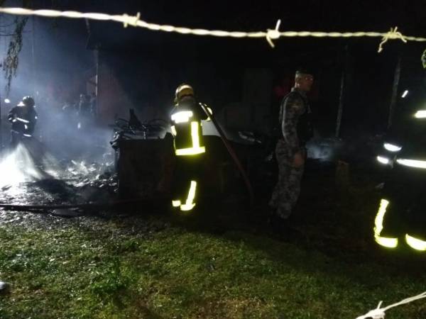 Idoso morre dentro de casa que pegou fogo em Carazinho