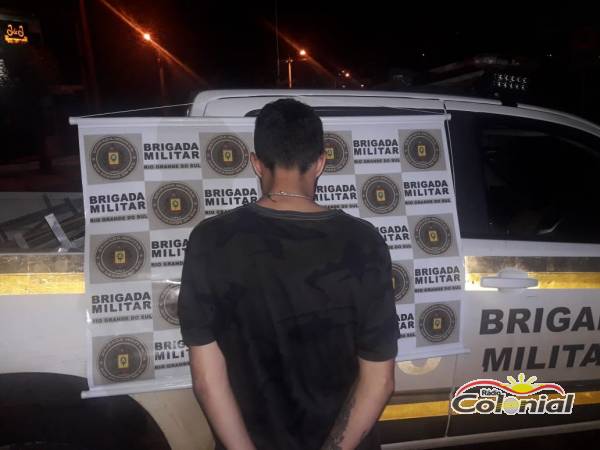Brigada Militar prende elemento após furto em obra, em Tucunduva