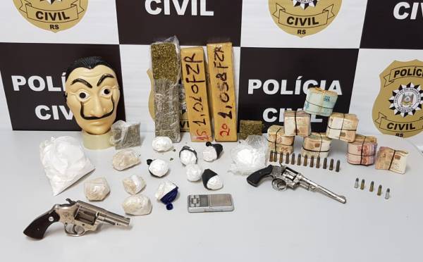 Polícia Civil prende três homens por tráfico de drogas em Santo Ângelo 
