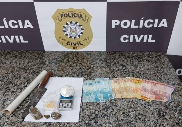 Polícia Civil prende três elementos por tráfico de drogas em Santo Ângelo