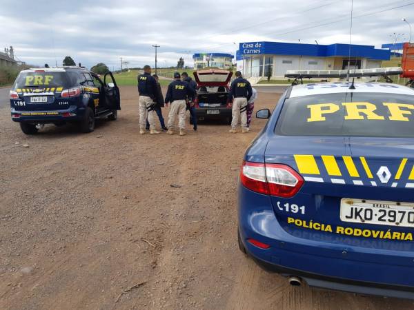 PRF apreende maconha após tentativa de fuga em Seberi
