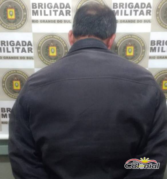 Homem é preso pela Brigada Militar em ocorrência Maria da Penha, em Santa Rosa