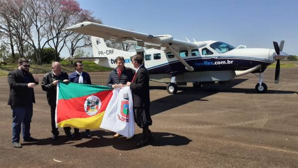 Gol realiza primeiro voo entre Santa Rosa e Porto Alegre 