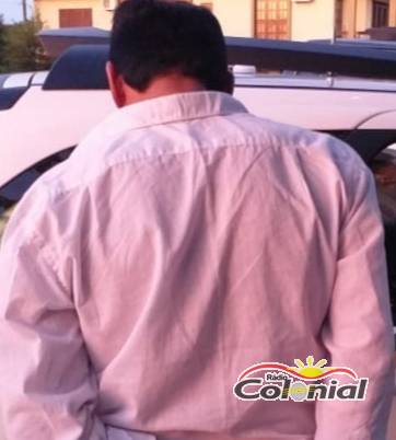 Brigada Militar apresenta na Delegacia suspeito de aliciar menina de 8 anos em Três de Maio