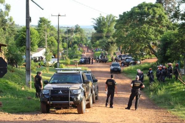 Mega operação policial na Reserva Indígena do Guarita