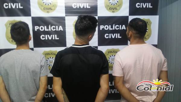 Polícia Civil de Três de Maio prende três elementos na operação Carcere