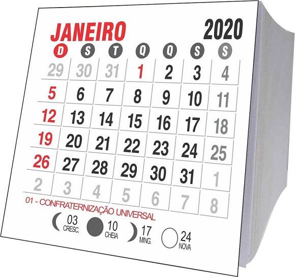 Veja o calendário de feriados nacionais e pontos facultativos em 2020