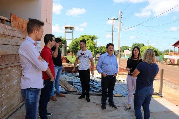 Copatti vistoria obras em andamento