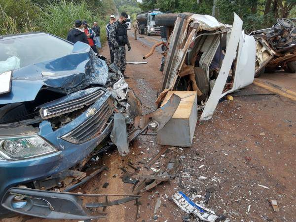 Grave acidente na RSC-472, entre Tenente Portela e Três Passos