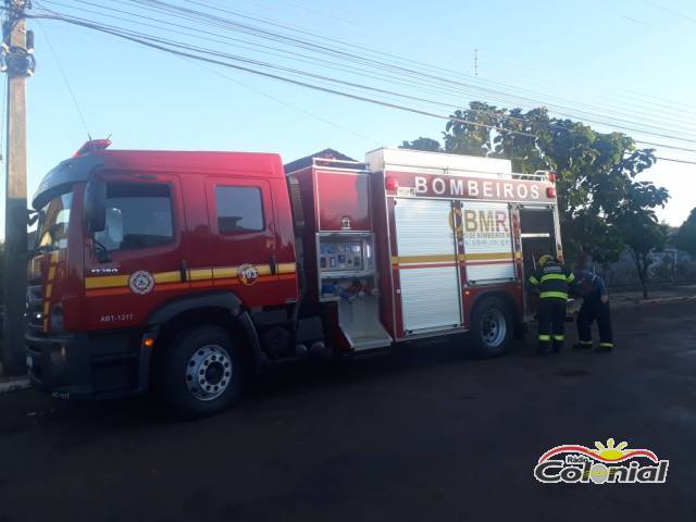 Bombeiros são chamados em princípio de incêndio em Três de Maio