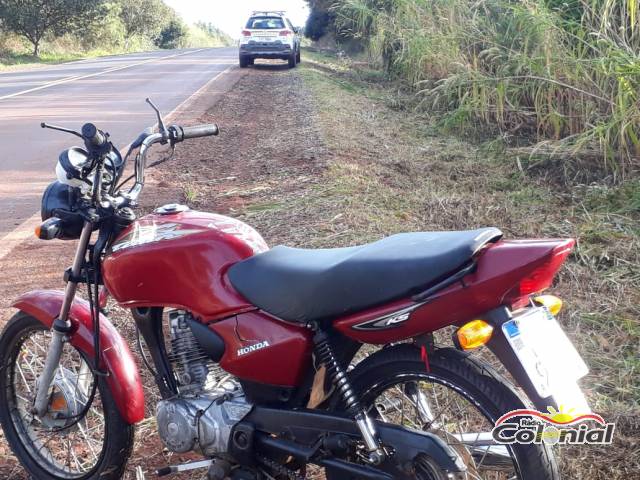 Dois homens ficaram feridos em queda com moto na RS-342 na divisa de Três de Maio e Independência