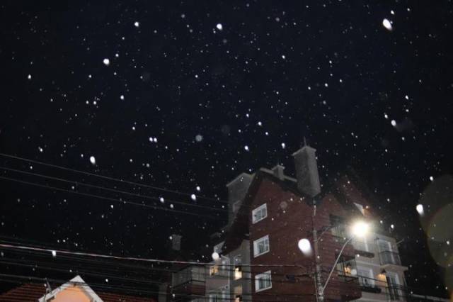 Confira imagens da neve no Rio Grande do Sul
