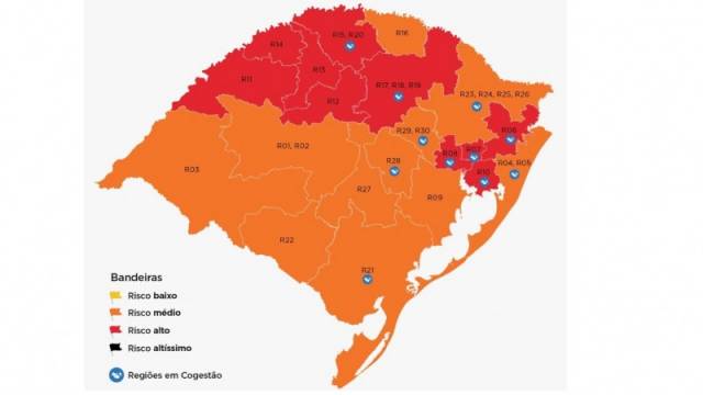 Mapa preliminar da 17ª rodada do Distanciamento Controlado recebe sete pedidos de reconsideração