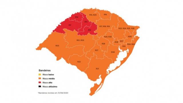 Região permanece em vermelho na 17ª semana do Distanciamento Controlado