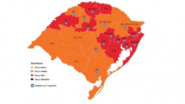 Região volta para a bandeira laranja no Modelo de Distanciamento Controlado