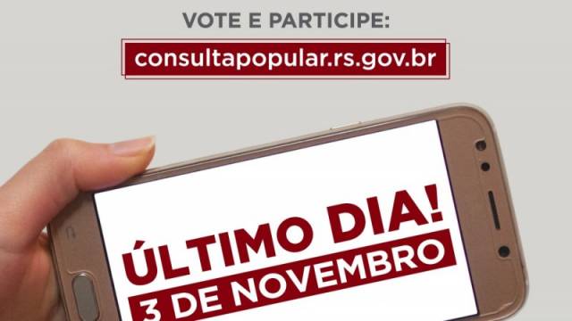 Votação na Consulta Popular termina hoje