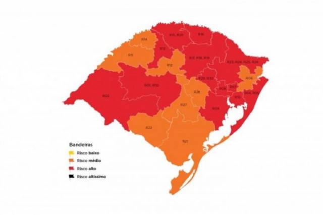 Região volta para a bandeira laranja na 29ª rodada do Distanciamento Controlado