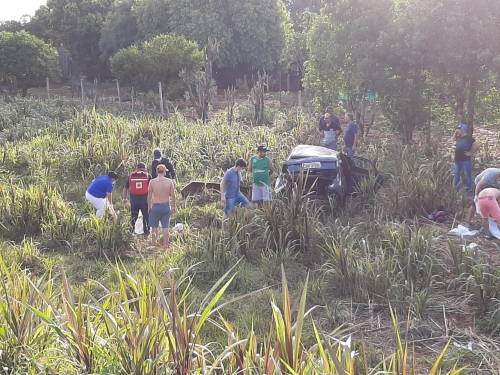 Saída de pista deixa dois mortos e dois feridos na BR-468 em Bom Progresso