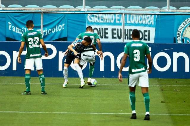 Com gols de Jean Pyerre e Maicon, Grêmio vence o Goiás e segue em alta no Brasileirão