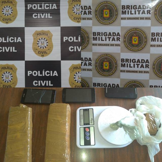 Jovem de 21 anos é preso em ação conjunta da Brigada Militar e Polícia Civil, em Três de Maio