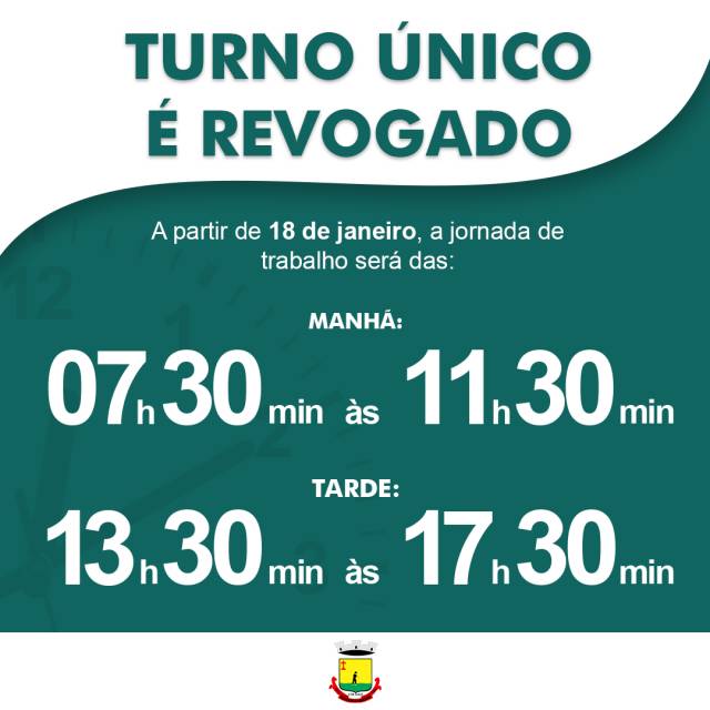 Turno único é revogado em Três de Maio