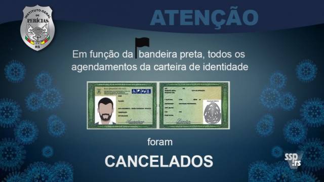 Atendimentos para carteira de identidade seguem suspensos
